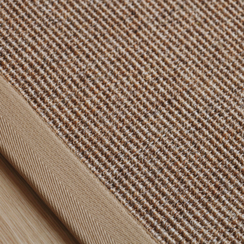 BowLift | Beige Rustic Carpet Sisal Solid Color Carpet Washable Non-Slip Pet-Friendly Carpet for Bedroom