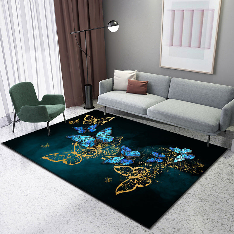 BowLift | Enchanting 3D Natural Scene Rug Multicolor Asian Rug Synthetic Pet Friendly Stain Resistant Nonslip Back Rug for Living Room