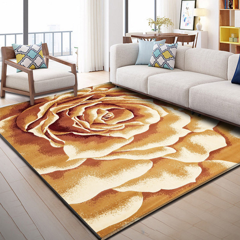 BowLift | Industrial Style Living Rug Multicolored Expressionism Rug Synthetic Non-slip Pet-friendly Machine washable Rug