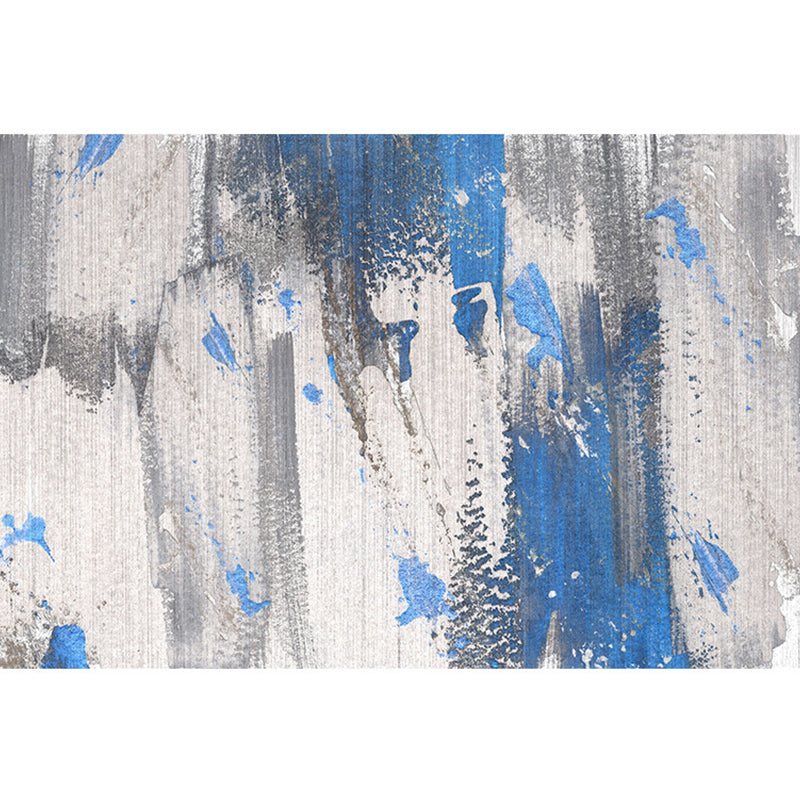 BowLift | Cyberpunk Rusty Look Area Rug Multi Color Polypropylene Rug Stain Resistant Non-Slip Washable Area Carpet for Guest Room