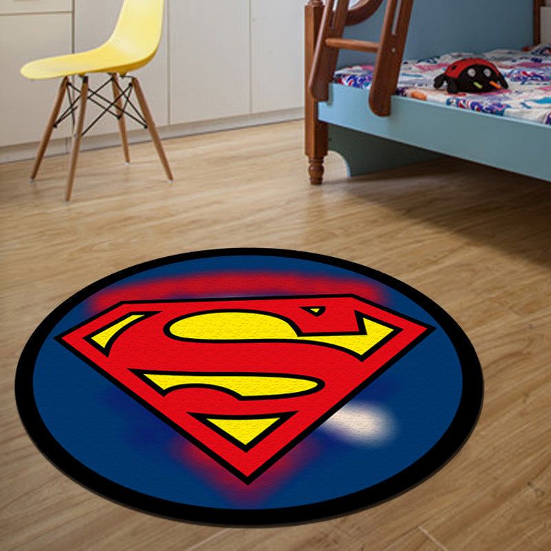 BowLift | Unique 3D Cartoon Rug Multi Color Novelty Rug Polypropylene Non-Slip Back Stain Resistant Washable Rug for Bedroom