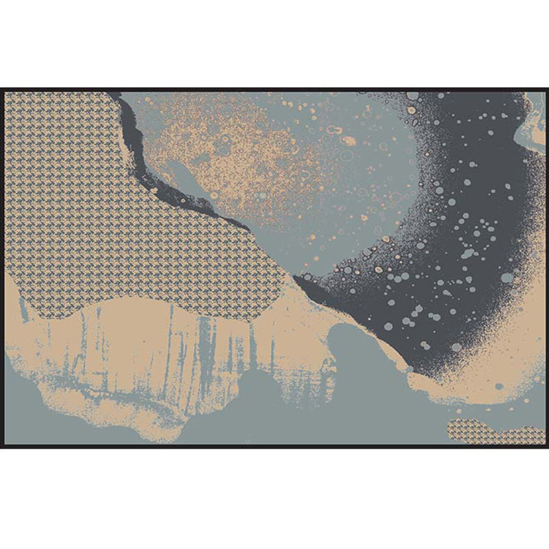 BowLift | Multicolor 3D Illusion Geometry Rug Polyester Modernist Rug Non-Slip Pet-Friendly Machine Washable Rug for the Large Room