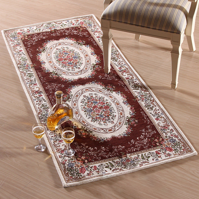 BowLift | Empire Peony Rug Multicolor Traditional Rug Synthetic Pet-Friendly Non-Slip Stain-Resistant Runner Rug for Home