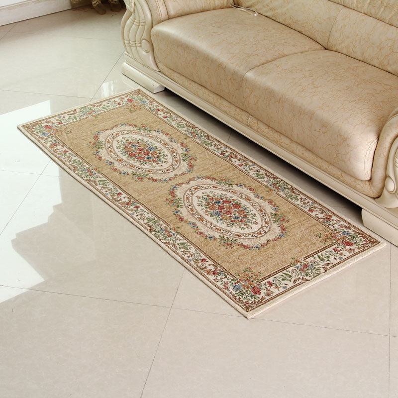 BowLift | Empire Peony Rug Multicolor Traditional Rug Synthetic Pet-Friendly Non-Slip Stain-Resistant Runner Rug for Home