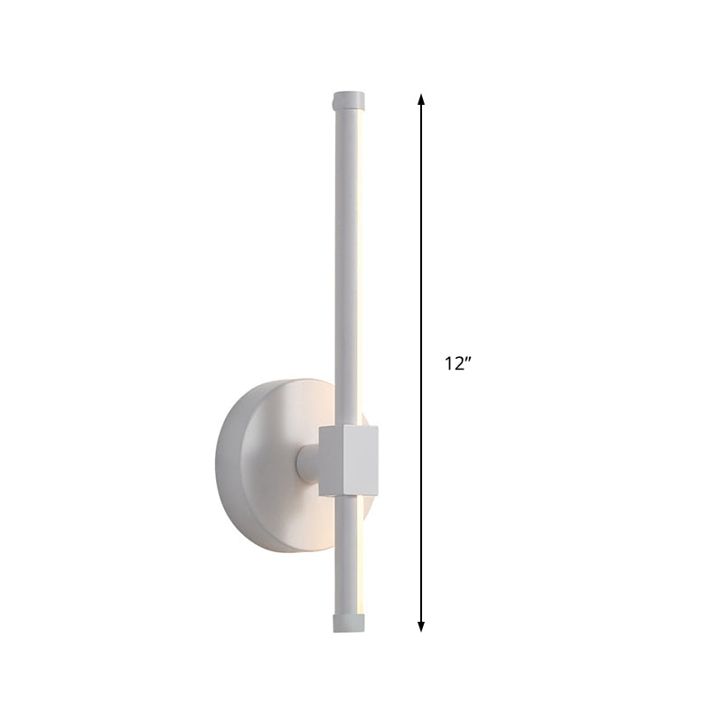 BowLift | Acrylic Wall Light Bar Simple LED Black/White Wall Mounted Lamp with Rotatable Design in Warm/White Light