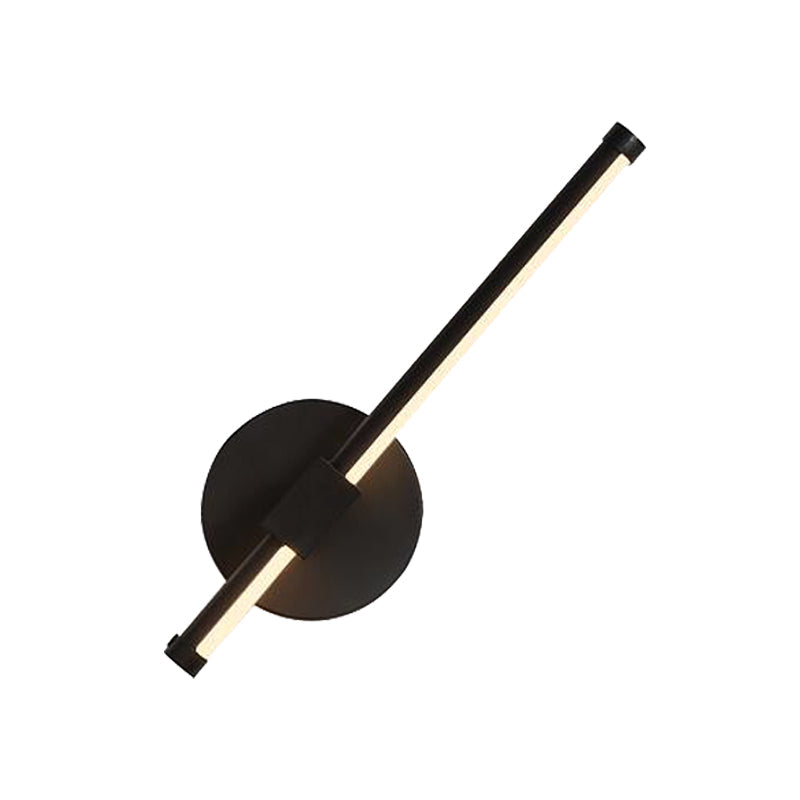 BowLift | Acrylic Wall Light Bar Simple LED Black/White Wall Mounted Lamp with Rotatable Design in Warm/White Light