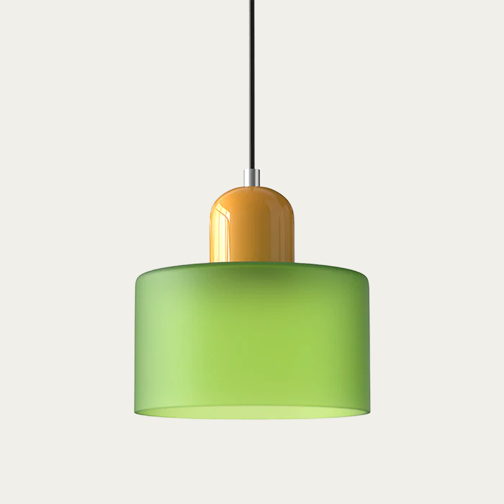 BowLift | Glass light in subtle colors of the kitchen
