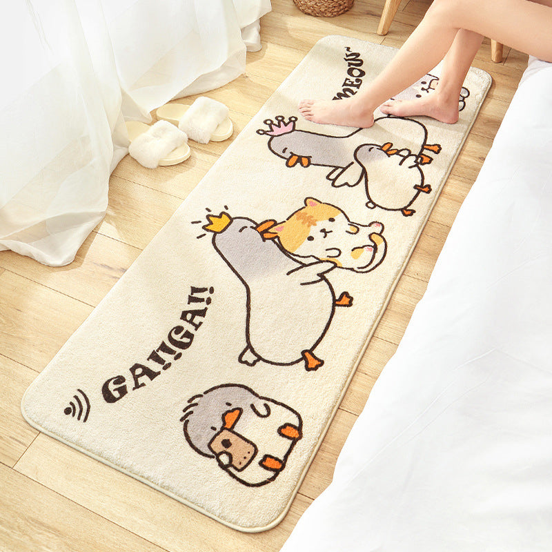 BowLift | Colorful beautiful carpet polypropylene cartoon animal pattern rug non-slip washable area rug for children's bedroom