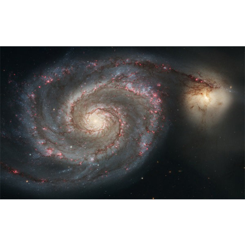 BowLift | Calming Kids Rug Multicolor 3D Starry Sky Pattern Rug Polypropylene Non-slip Machine Washable Rug