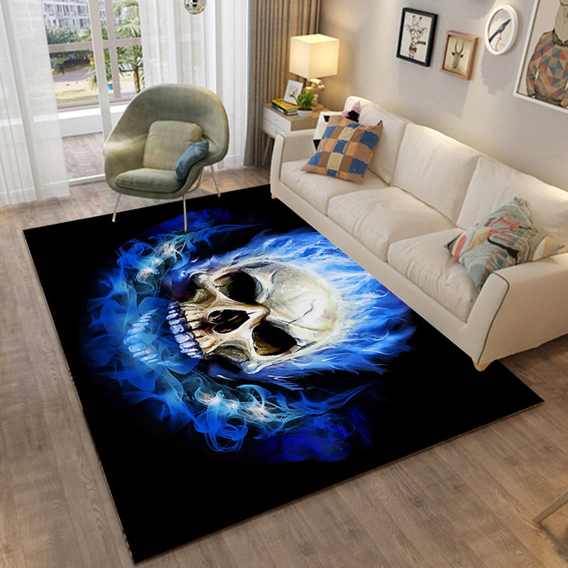 BowLift | Colorful Relaxation Area Rug Cotton Blend Cartoon Pattern Indoor Rug Machine Washable Non-Slip Rug for Décor