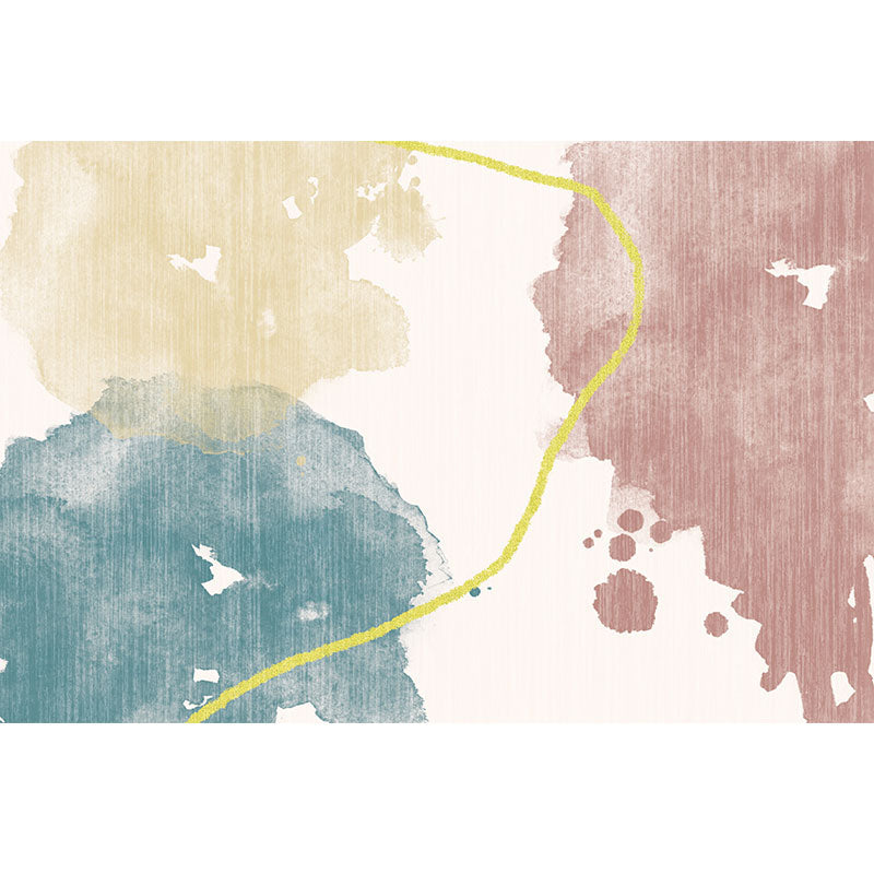 BowLift | Classic Living Room Carpet Multicolor Color Block Rug Blended Fabric Pet Friendly Easy Care Rug