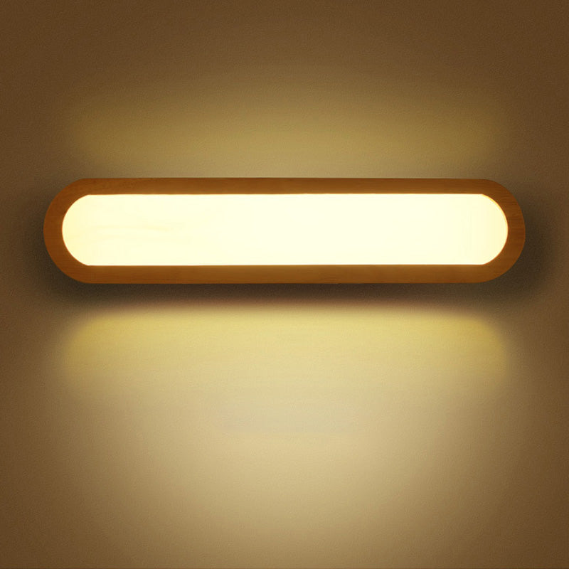 BowLift | Elongated oval bedroom washbasin light acrylic contemporary LED wall lamp light