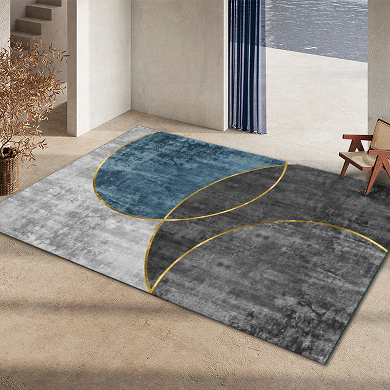 BowLift | Glam Home Decoration Rug Multicolored Abstract Print Rug Polypropylene Non-Slip Back Easy Care Rug