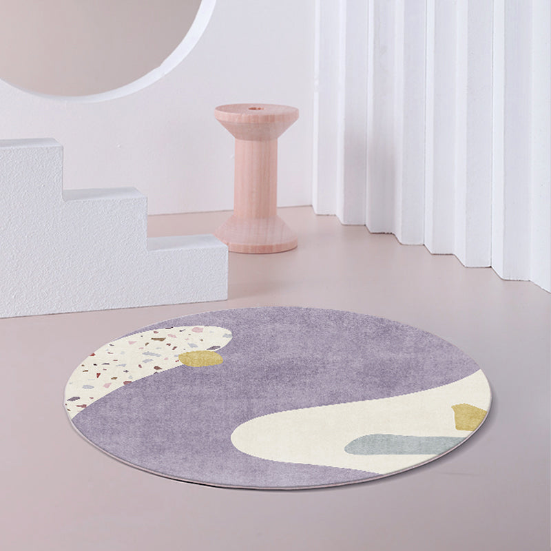 BowLift | Luxurious Living Room Carpet Multicolored Color Block Area Rug Polypropylene Non-Slip Pet-Friendly Rug