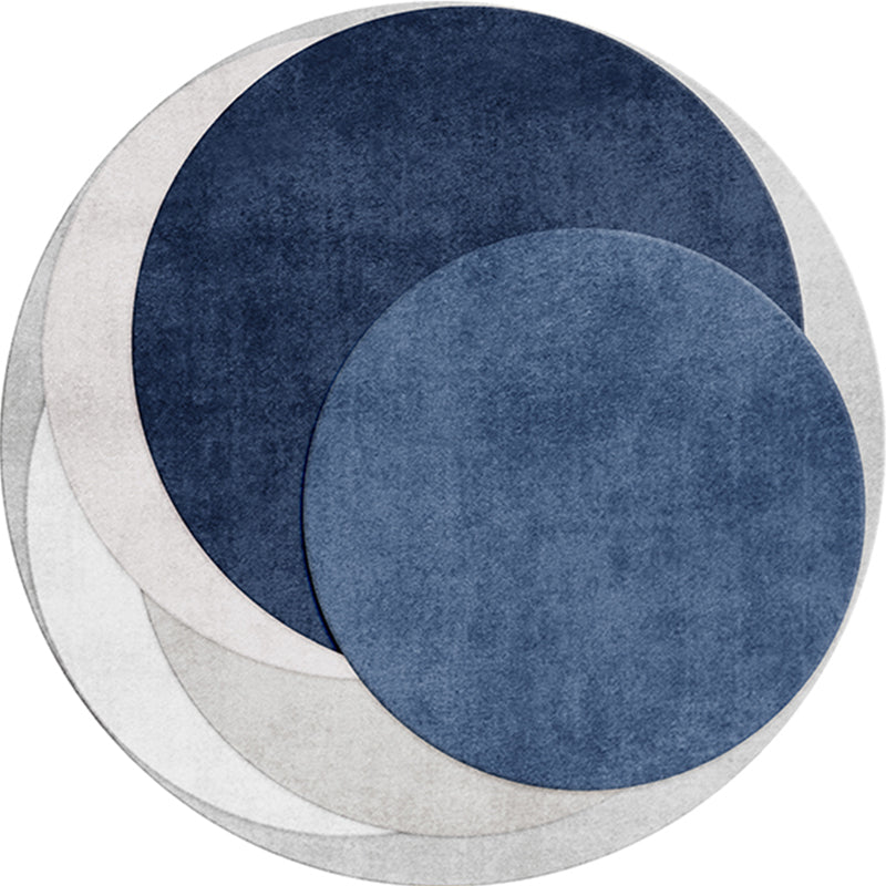 BowLift | Luxurious Living Room Carpet Multicolored Color Block Area Rug Polypropylene Non-Slip Pet-Friendly Rug