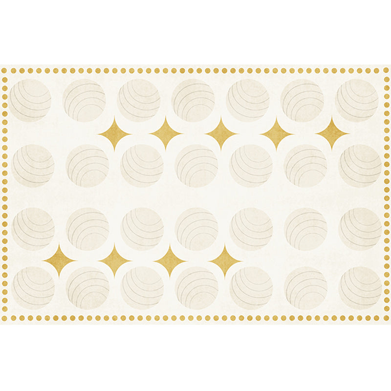 BowLift | Casual Multicolor Relaxing Carpet Synthetic Color Block Carpet Non-Slip Back Washable Carpet for Bedroom