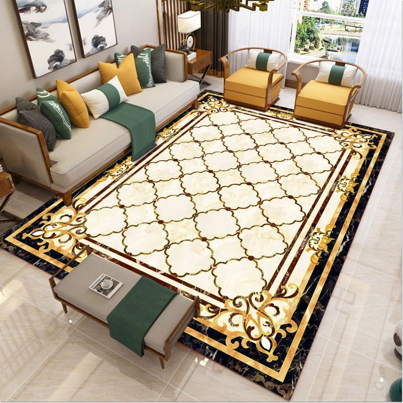 BowLift | Luxury Southwest Rug Multicolored Floral Print Rug Pet-Friendly Easy to Care Washable Rug for the Living Room