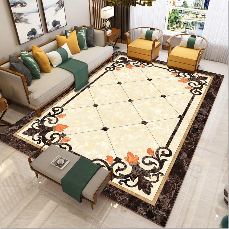 BowLift | Luxury Southwest Rug Multicolored Floral Print Rug Pet-Friendly Easy to Care Washable Rug for the Living Room