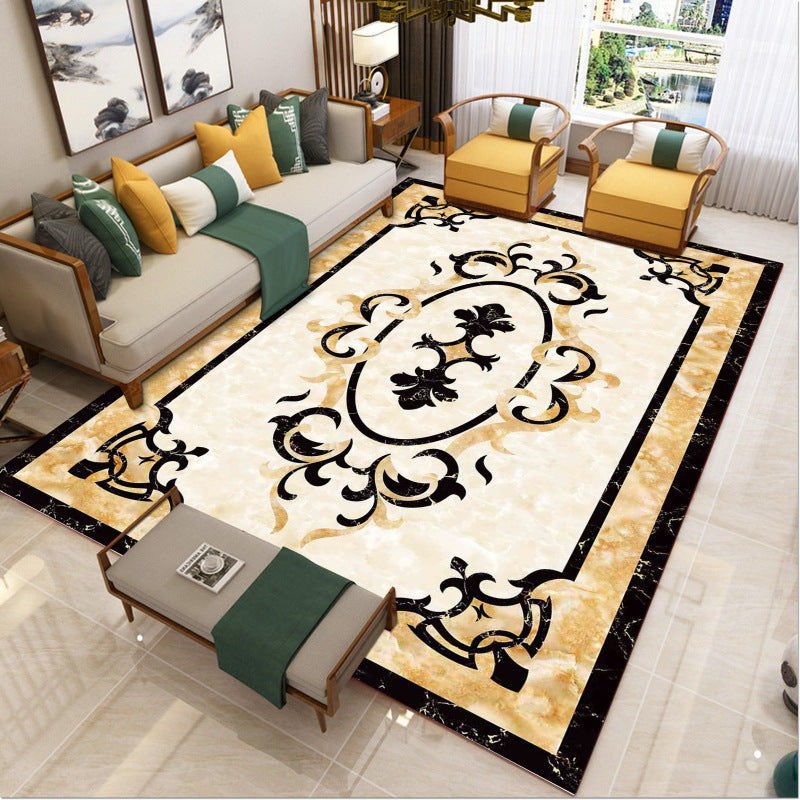 BowLift | Luxury Southwest Rug Multicolored Floral Print Rug Pet-Friendly Easy to Care Washable Rug for the Living Room