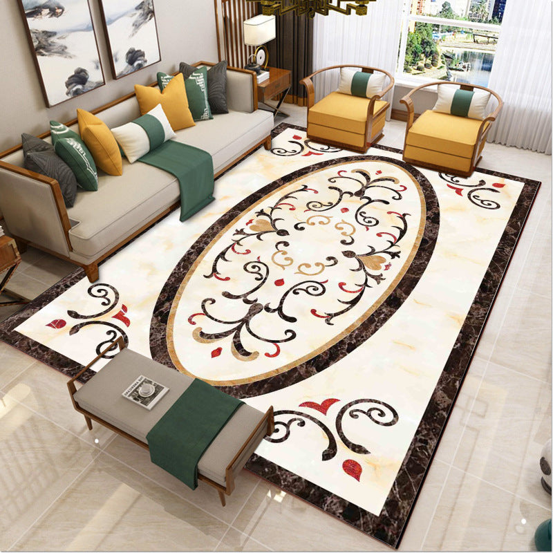 BowLift | Luxury Southwest Rug Multicolored Floral Print Rug Pet-Friendly Easy to Care Washable Rug for the Living Room