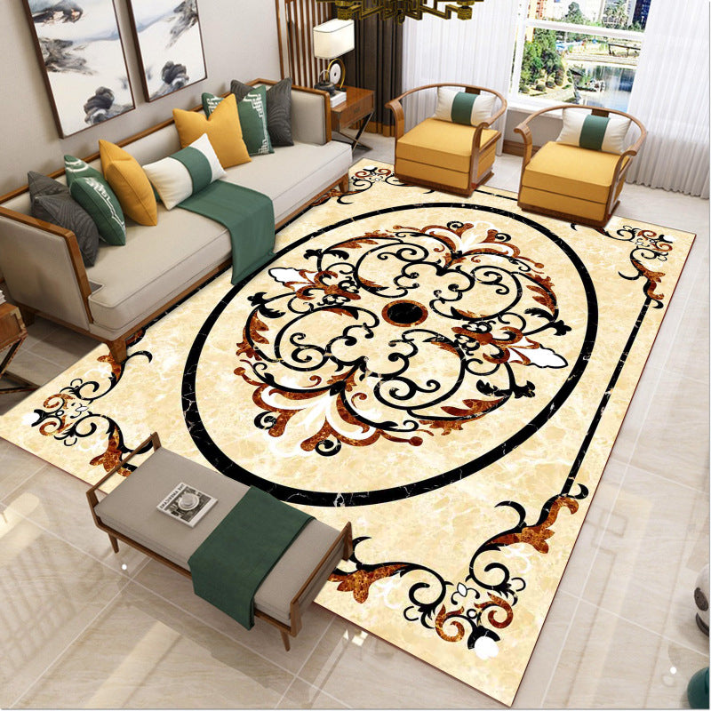 BowLift | Luxury Southwest Rug Multicolored Floral Print Rug Pet-Friendly Easy to Care Washable Rug for the Living Room