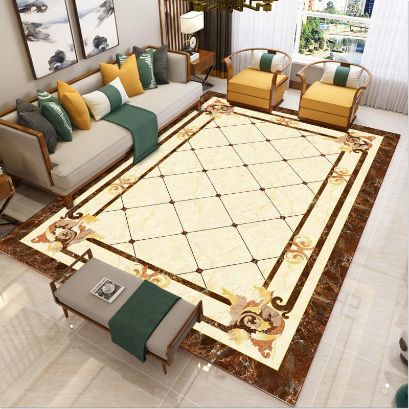 BowLift | Luxury Southwest Rug Multicolored Floral Print Rug Pet-Friendly Easy to Care Washable Rug for the Living Room