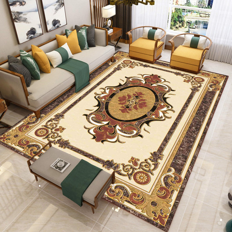 BowLift | Luxury Southwest Rug Multicolored Floral Print Rug Pet-Friendly Easy to Care Washable Rug for the Living Room