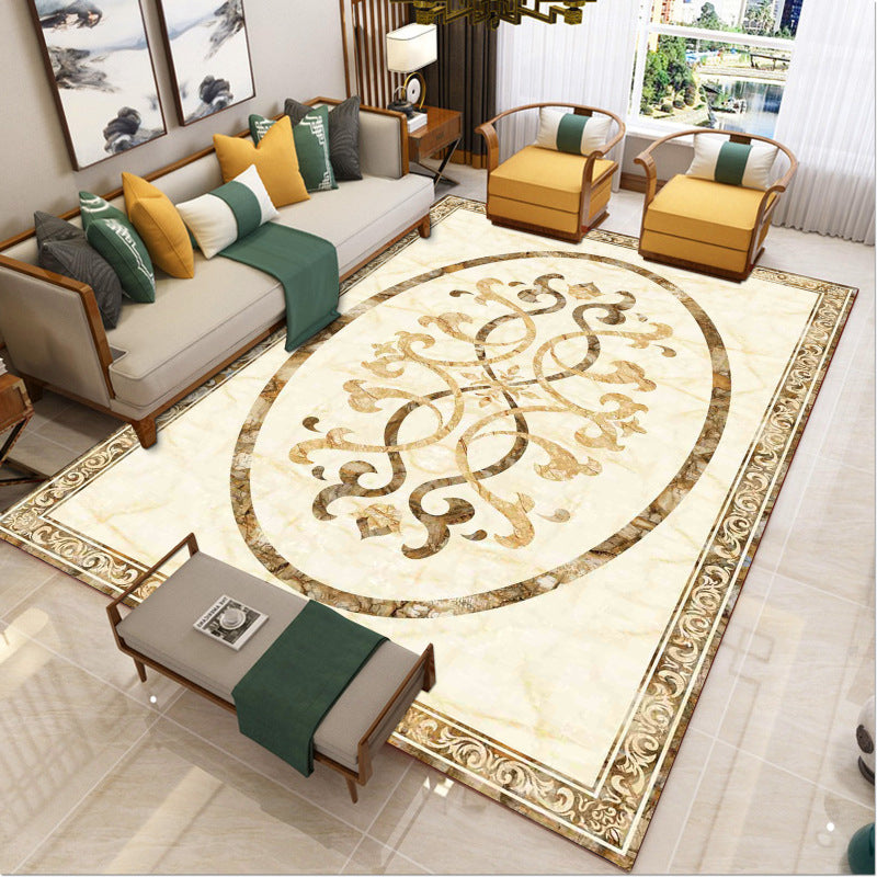 BowLift | Luxury Southwest Rug Multicolored Floral Print Rug Pet-Friendly Easy to Care Washable Rug for the Living Room