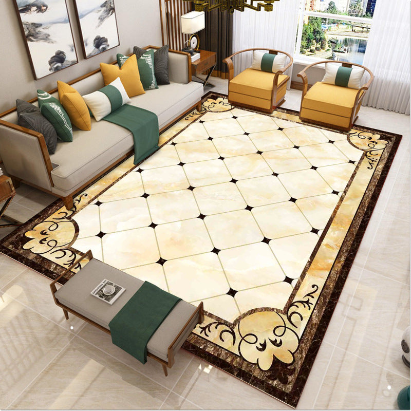 BowLift | Luxury Southwest Rug Multicolored Floral Print Rug Pet-Friendly Easy to Care Washable Rug for the Living Room