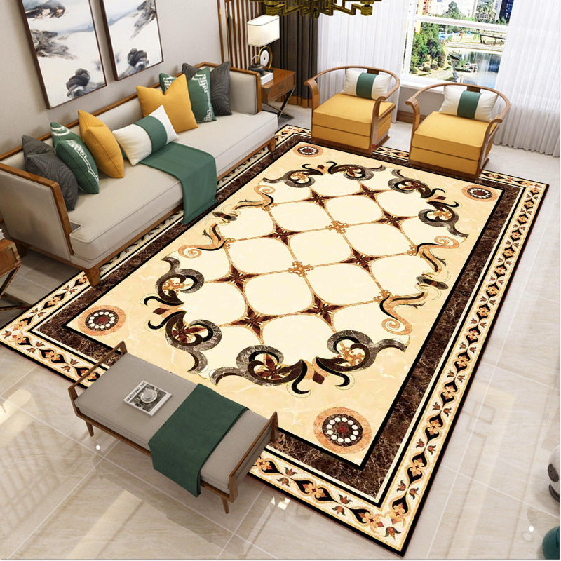 BowLift | Luxury Southwest Rug Multicolored Floral Print Rug Pet-Friendly Easy to Care Washable Rug for the Living Room