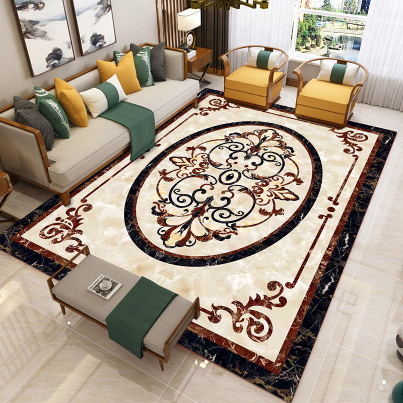 BowLift | Luxury Southwest Rug Multicolored Floral Print Rug Pet-Friendly Easy to Care Washable Rug for the Living Room