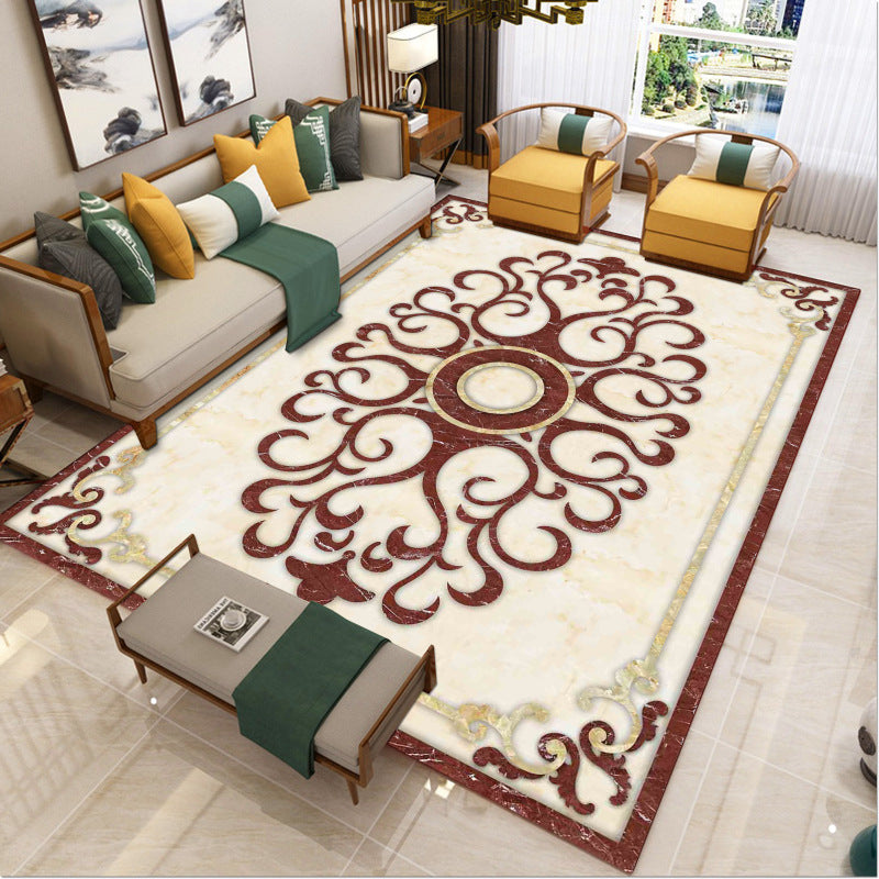 BowLift | Luxury Southwest Rug Multicolored Floral Print Rug Pet-Friendly Easy to Care Washable Rug for the Living Room