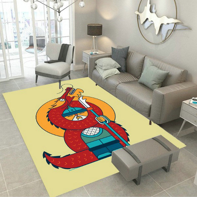 BowLift | Designer Room Decor Carpet Multicolor Fairy Tale Print Carpet Polyester Non-Slip Backing Pet-Friendly Carpet