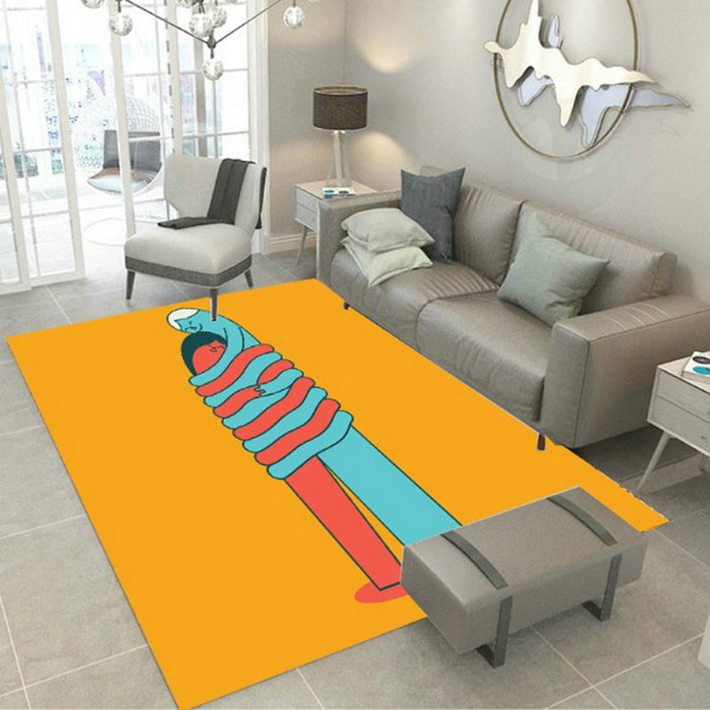 BowLift | Designer Room Decor Carpet Multicolored Fairy Tale Print Carpet Polyester Anti-Slip Back Pet Friendly Carpet