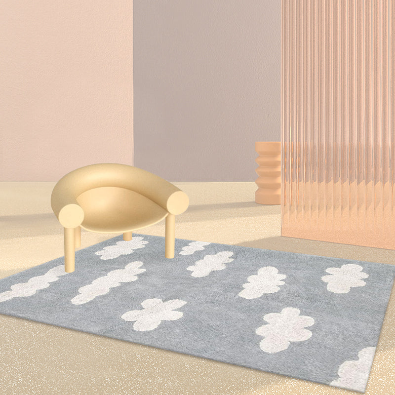 BowLift | Lovely Cartoon Print Rug Multicolor Polyester Area Rug Non-Slip Machine Washable Rug for Bedroom