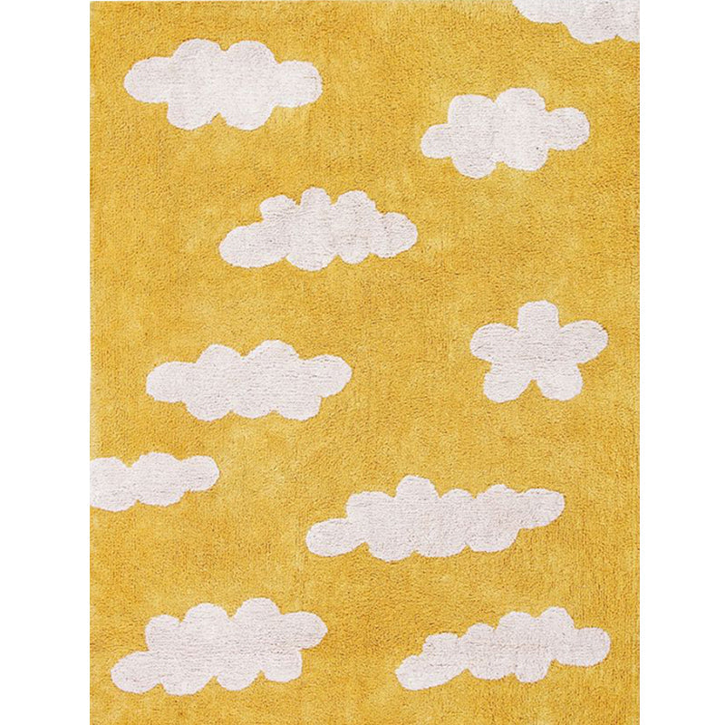BowLift | Lovely Cartoon Print Rug Multicolor Polyester Area Rug Non-Slip Machine Washable Rug for Bedroom