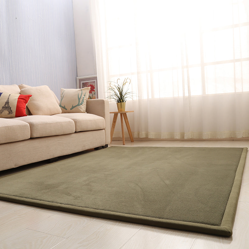 BowLift | Casual Solid Color Rug Multicolor Synthetic Indoor Rug Pet-friendly Non-slip Back Rug for the Bedroom