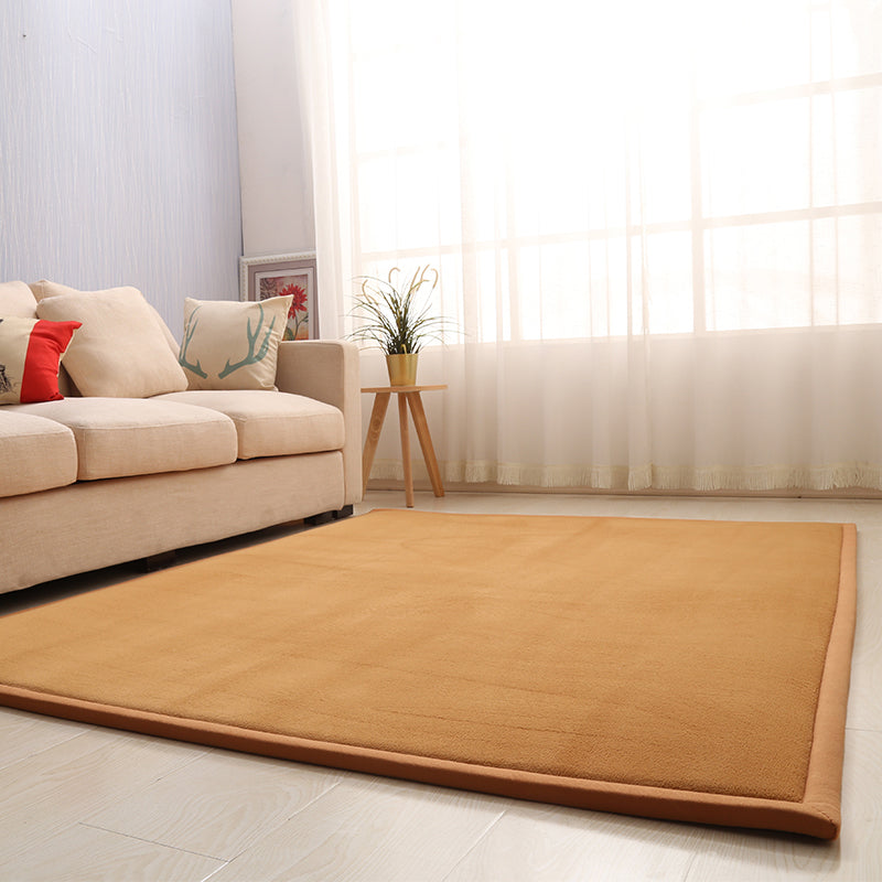 BowLift | Casual Solid Color Rug Multicolor Synthetic Indoor Rug Pet-friendly Non-slip Back Rug for the Bedroom