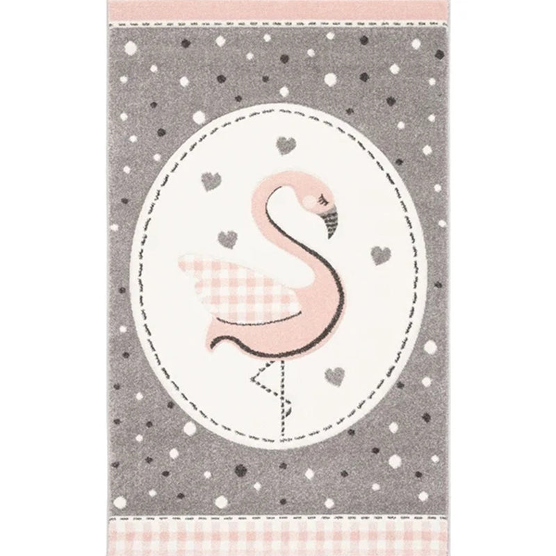 BowLift | Lovely Children's Room Carpet Multicolor Cartoon Printed Carpet Polyester Pet-Friendly Machine Washable Indoor Carpet