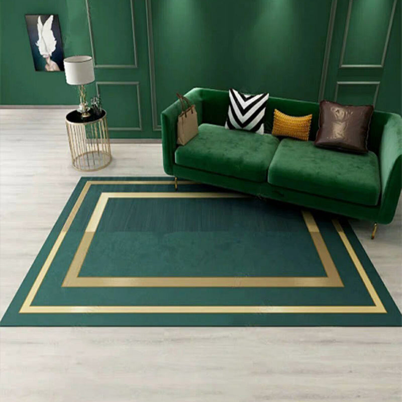 BowLift | Luxury Living Room Rug Multicolor Geo Printed Indoor Rug Polypropylene Non-Slip Pet Friendly Rug