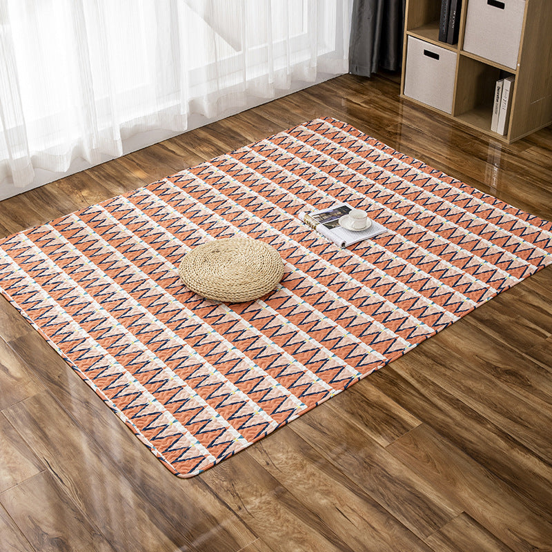 BowLift | Comfort Kids Room Rug Multicolored Cartoon Rug Cotton Blend Pet-Friendly Easy Care Rug