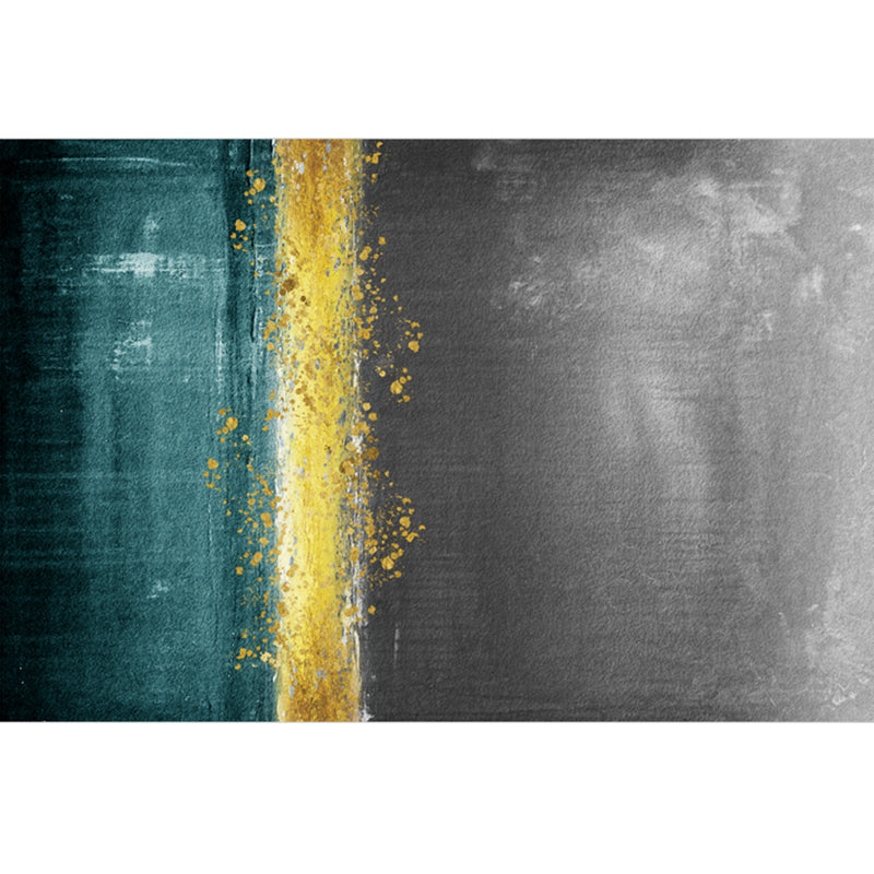 BowLift | Luxury Living Room Rug Multicolor Geometric Pattern Rug Polyester Non-Slip Machine Washable Rug
