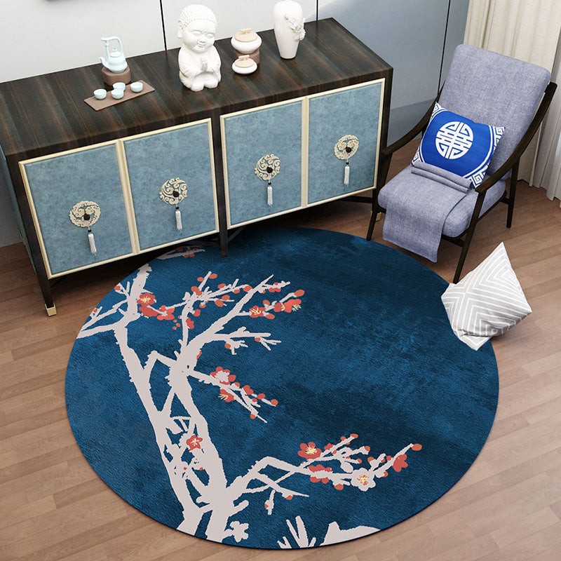 BowLift | Majestic Oriental Carpet Multi Colored Print Rug Pet-friendly Non-slip Background Rug for Study Room