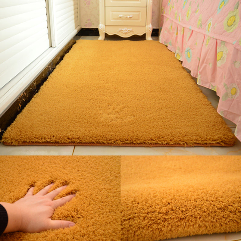 BowLift | Casual Rug Acrylic Solid Color Rug Easy Care Indoor Rug for Bedroom