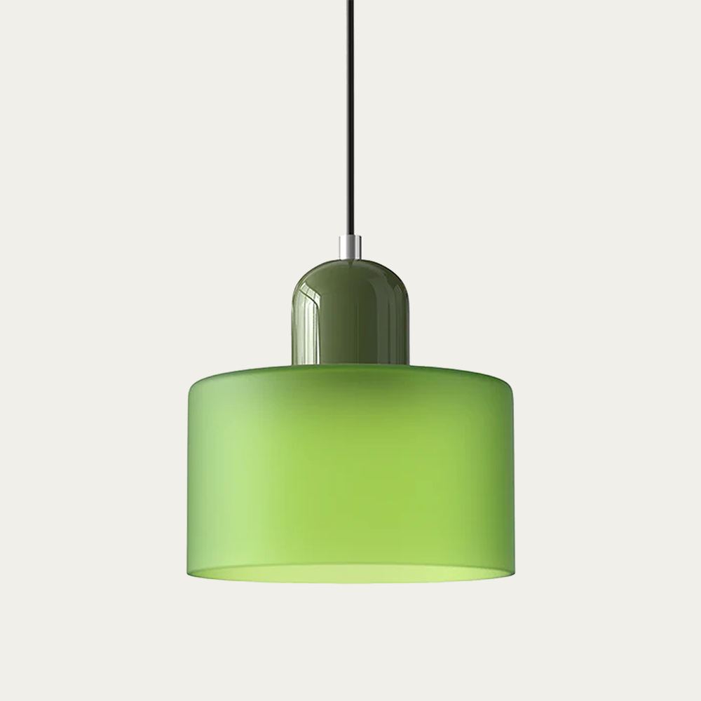 BowLift | Glass light in subtle colors of the kitchen