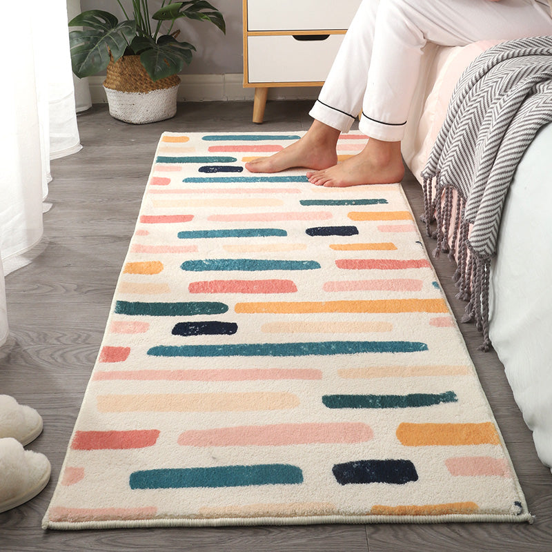 BowLift | Beautiful Children's Room Rug Multi-colored Cartoon Printed Area Rug Lambswool Non-slip Machine Washable Rug