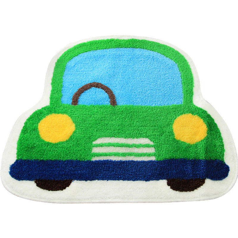 BowLift | Creative Children’s Room Rug Multicolored 3D Pressed Indoor Rug Cotton Blend Non-Slip Pet Friendly Area Rug