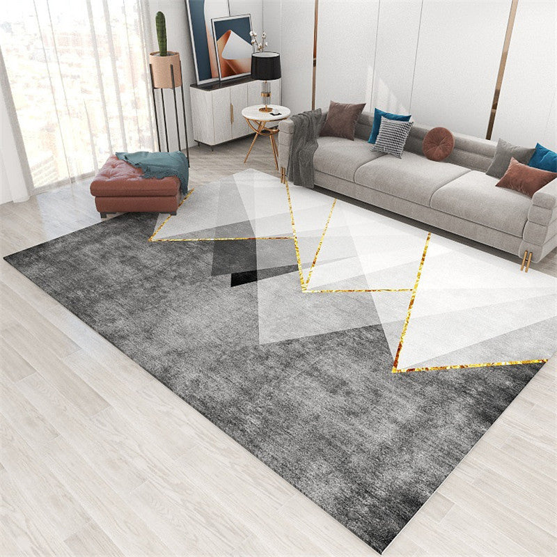 BowLift | Formal Geometric Print Rug Multicolored Polypropylene Indoor Rug Pet-Friendly Machine Washable Rug for the Living Room