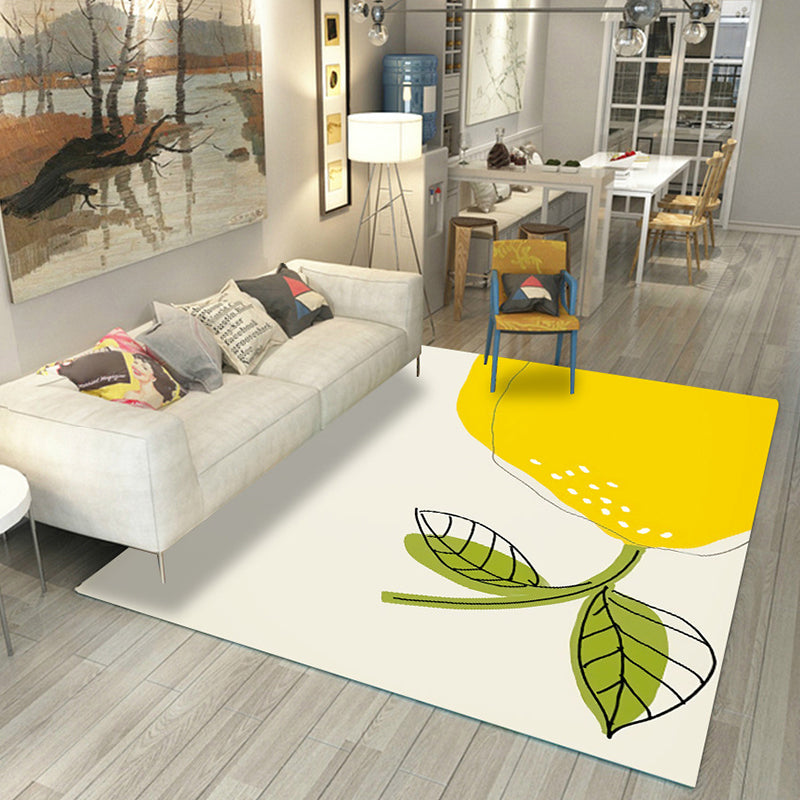 BowLift | Casual Living Room Rug Multicolored Color Blocked Rug Polypropylene Non-Slip Easy to Care Indoor Rug