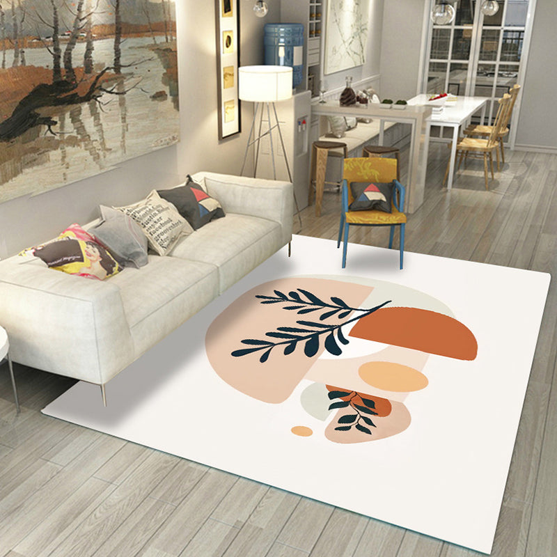 BowLift | Casual Living Room Rug Multicolored Color Blocked Rug Polypropylene Non-Slip Easy to Care Indoor Rug